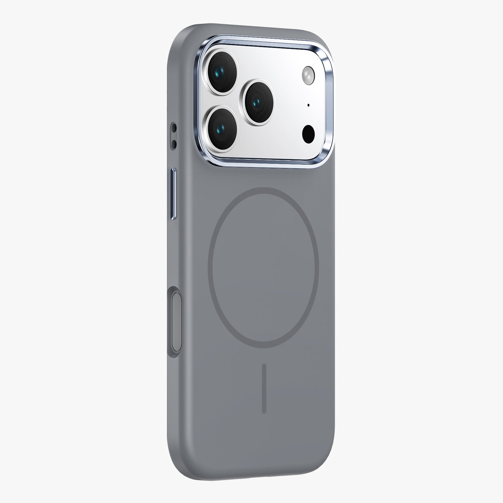 Silicone Magnetic Case with Metal Camera Ring