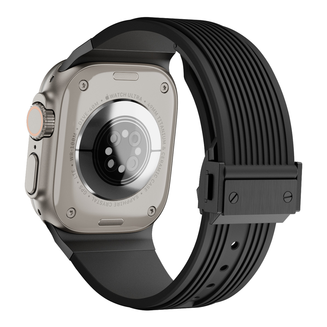 Streamlined Tactical Silicone Band for Apple Watch