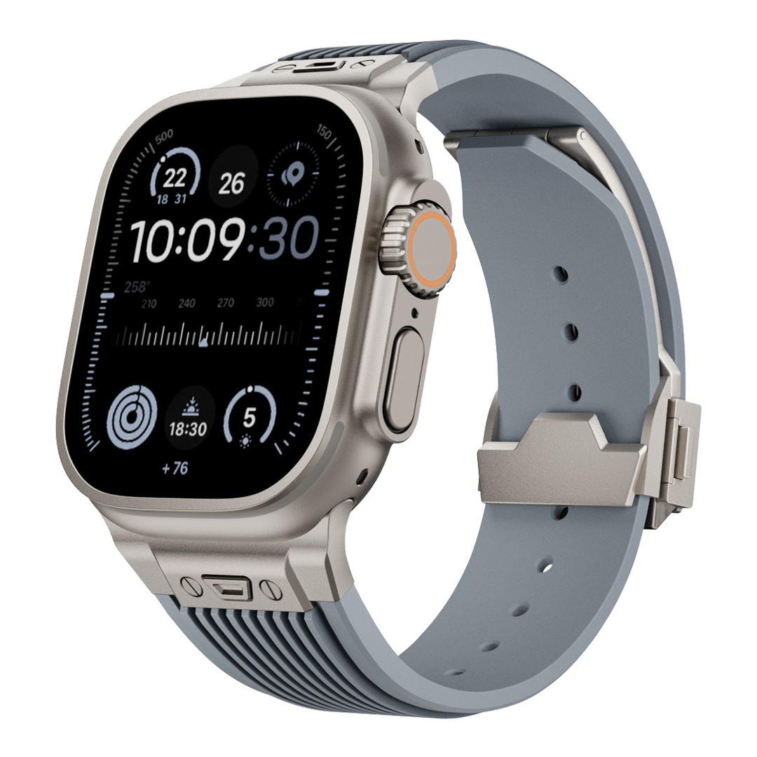 Streamlined Tactical Silicone Band for Apple Watch