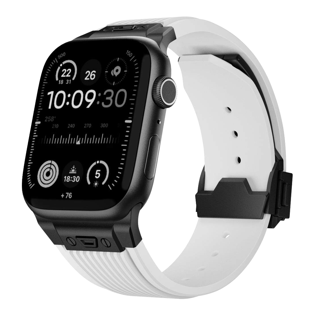 Streamlined Tactical Silicone Band for Apple Watch