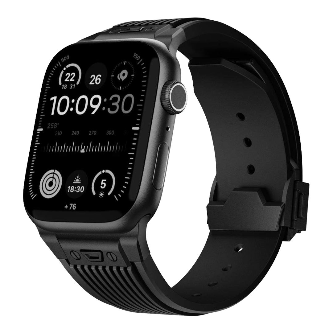 Streamlined Tactical Silicone Band for Apple Watch
