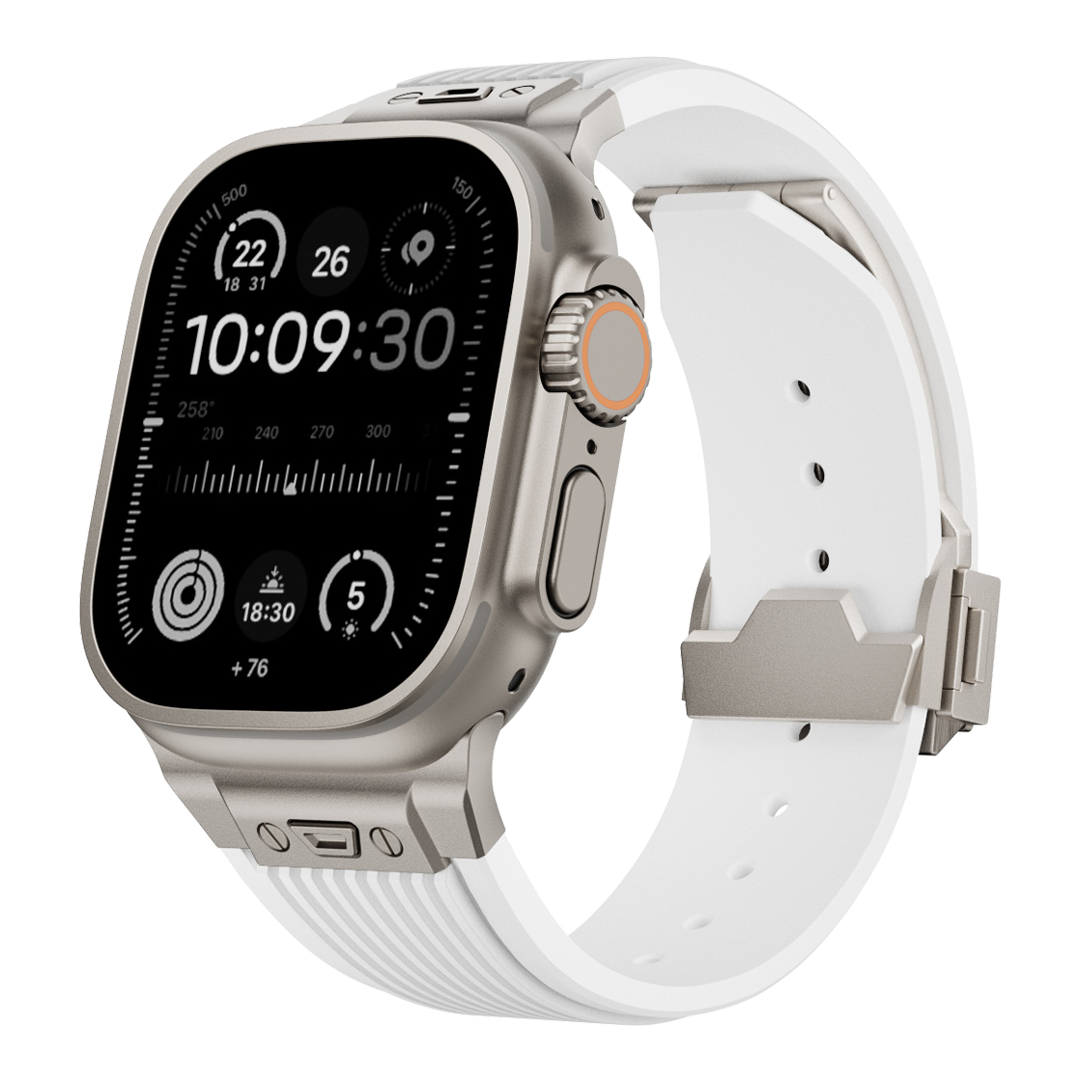 Streamlined Tactical Silicone Band for Apple Watch