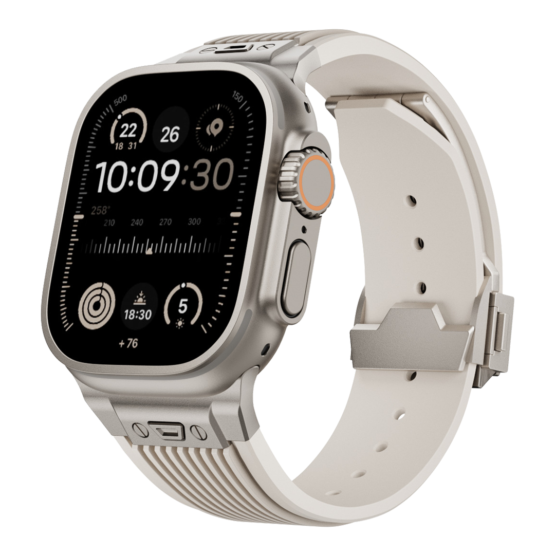 Streamlined Tactical Silicone Band for Apple Watch
